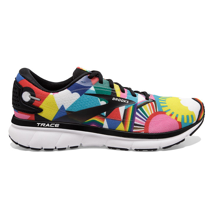 Women's Brooks Trace 2, Black/Multi, 11 B Medium