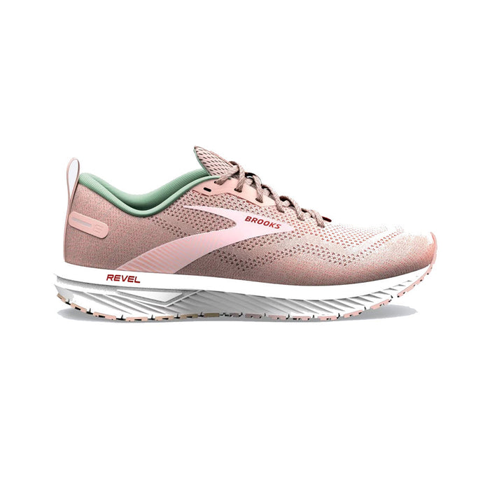 Women's Brooks Revel 6, Peach Whip/Pink, 8.5 B Medium