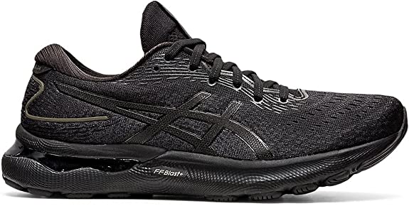 Men's Asics Gel-Nimbus 24, Black/Black, 11 D Medium