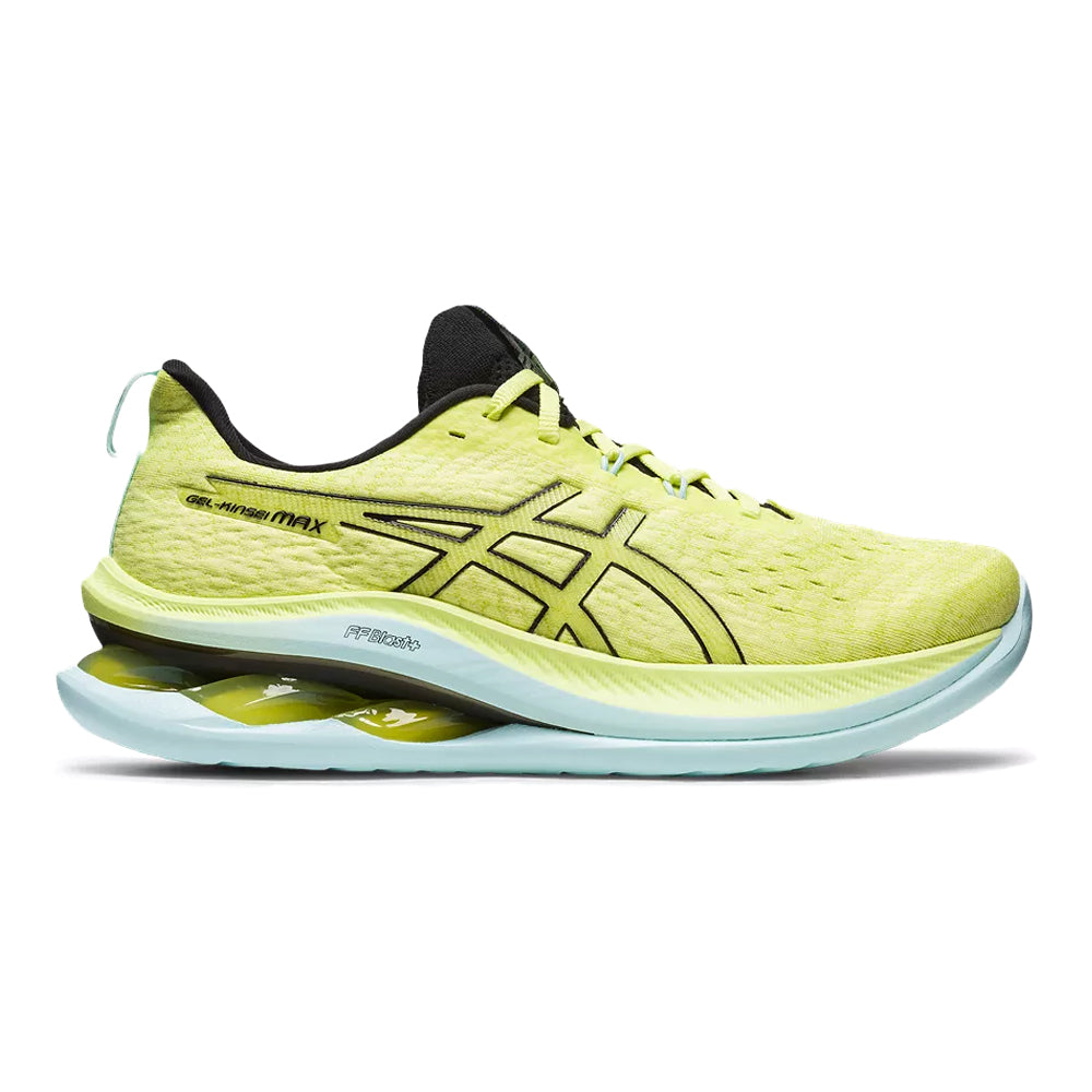 Men's Asics Gel-Kinsei Max, Glow Yellow/Black, 12 D Medium