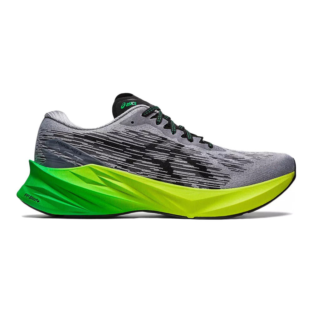 Men's Asics Novablast 3, Sheet Rock/Black, 10 D Medium