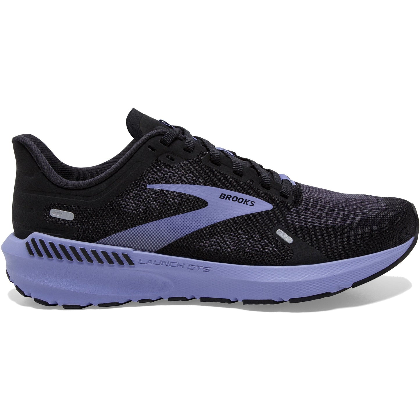 Women's Brooks Launch GTS 9, Black/Ebony/Purple, 5 B Medium