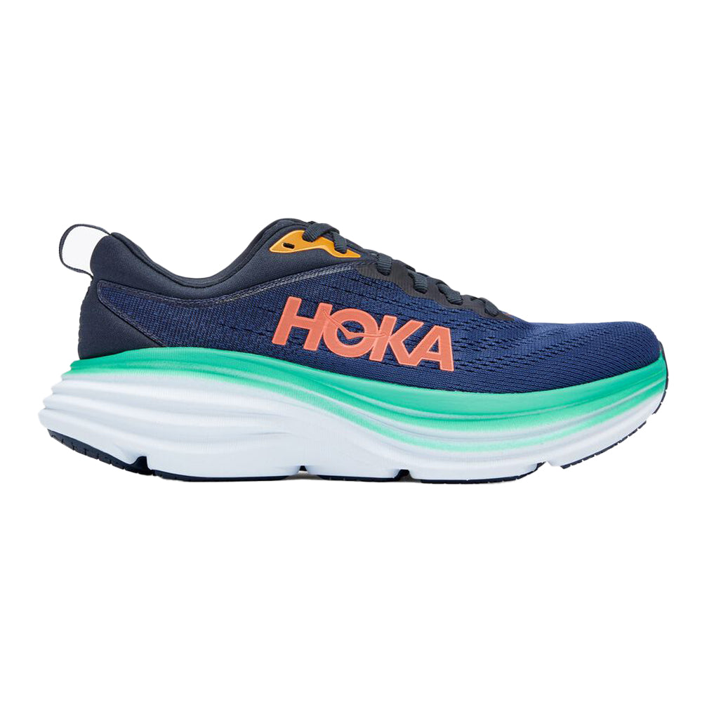 Women's Hoka One One Bondi 8, Outer Space/Bellwether Blue, 8.5 B Medium