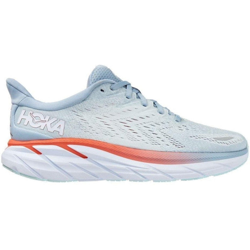 Women's Hoka One One Clifton 8, Blue Fog/Plein Air, 7.5 B Medium