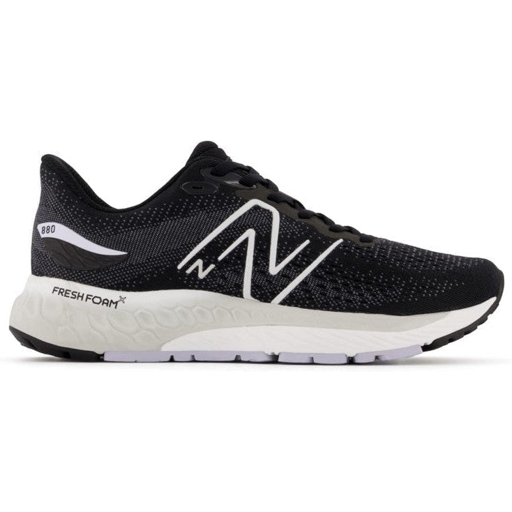 Women's New Balance Fresh Foam X 880v12, Black/Violet Haze, 10.5 B Medium