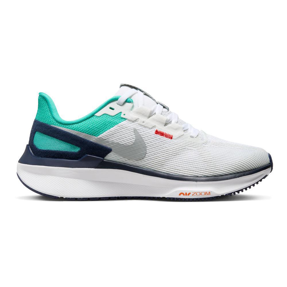 Women's Nike Structure 25, White/Lt Smoke Grey-Clear Jade-Jade Ice, 10 B Medium