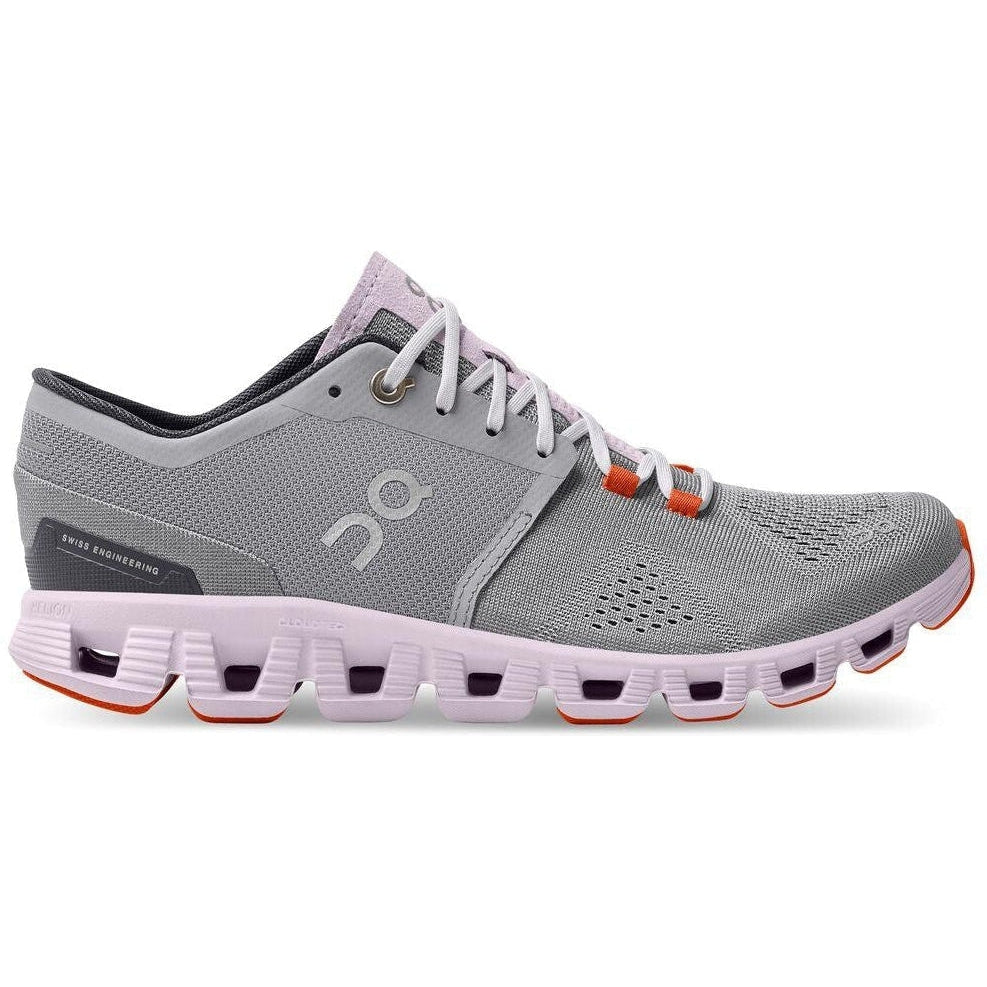 Women's On Cloud X, Alloy/Lily, 8 B Medium