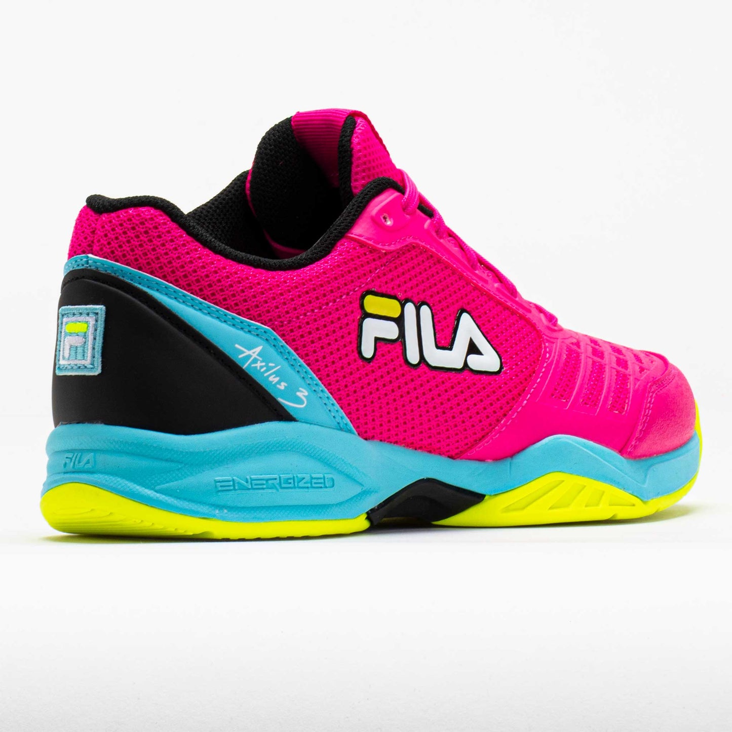 Fila Axilus 3 Junior Pink Glo/Bluefish/Safety Yellow