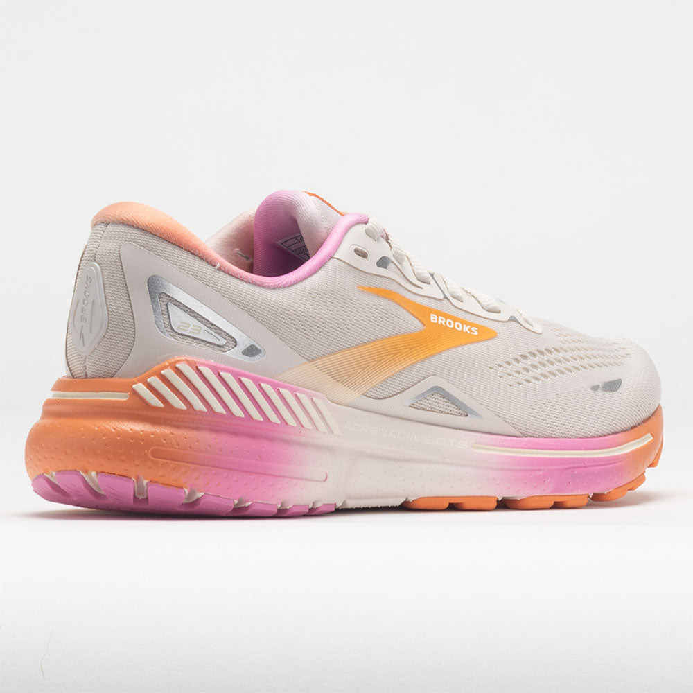 Brooks Adrenaline GTS 23 Women's White Sand/Sunset/Fuchsia