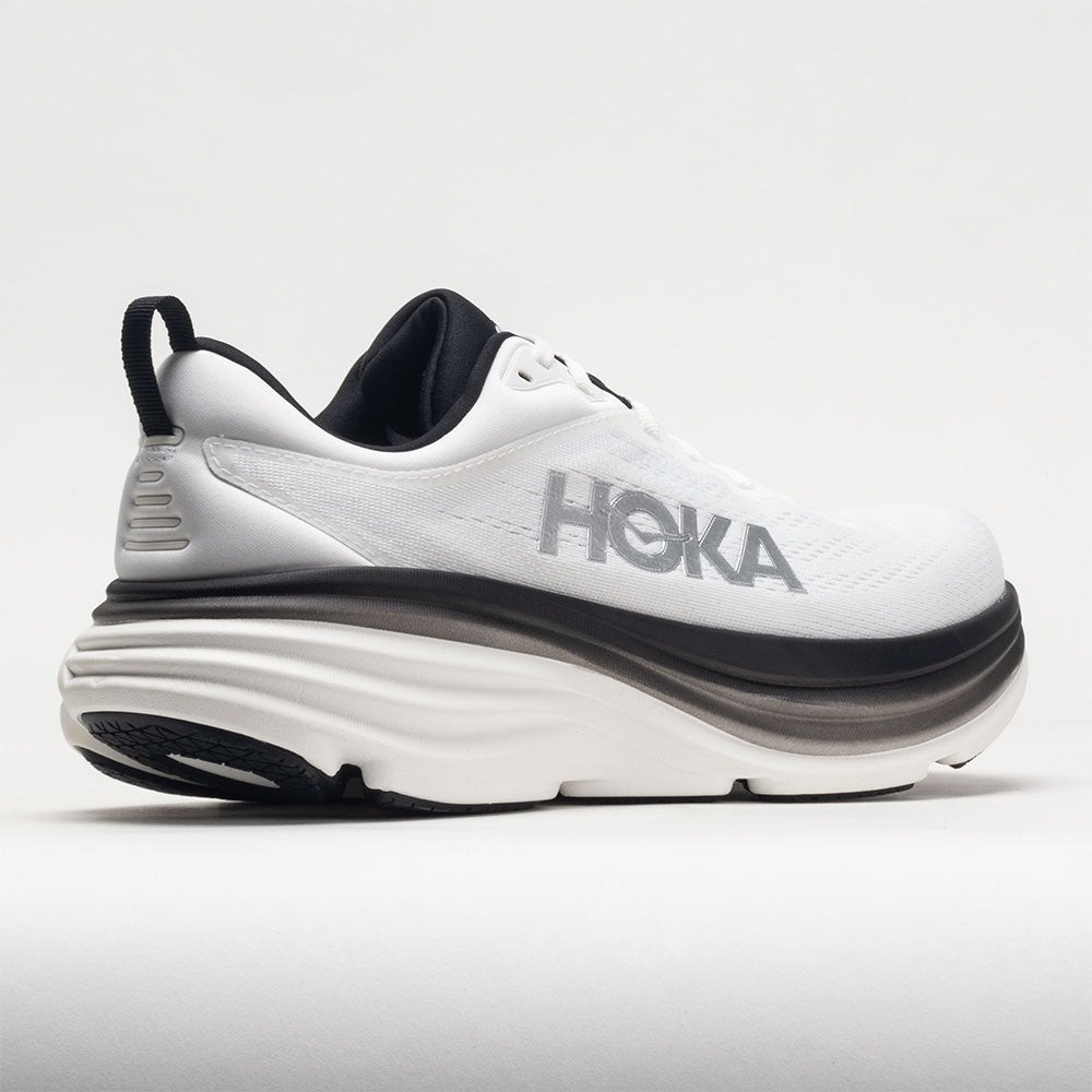 HOKA Bondi 8 Men's White/Black