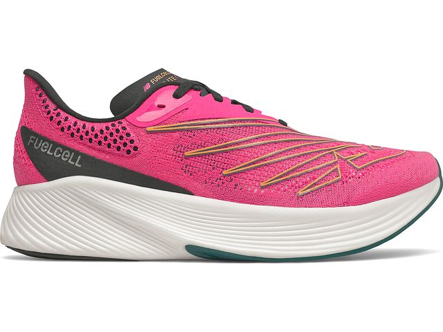 Women's New Balance FuelCell RC Elite v2, Pink Glo, 7 B Medium