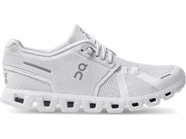 Women's On Cloud 5, All White, 8.5 B Medium