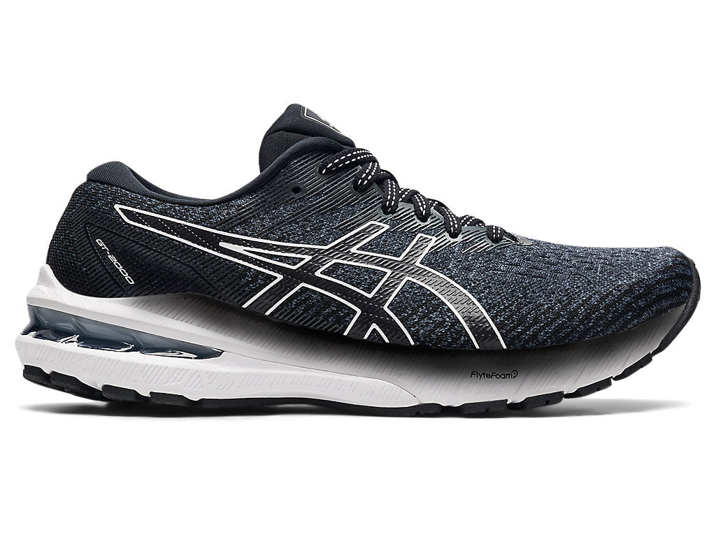 Men's Asics GT-2000 10, Black/White, 8.5 D Medium