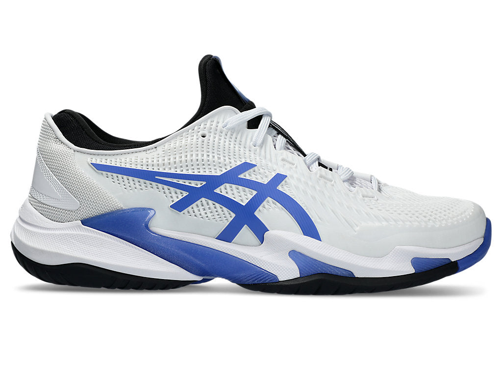 Men's Asics Court FlyteFoam 3, White/Sapphire, 11 D Medium