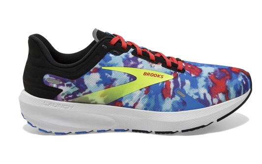 Women's Brooks Launch 9, Black/Blue/Nightlife, 9 B Medium