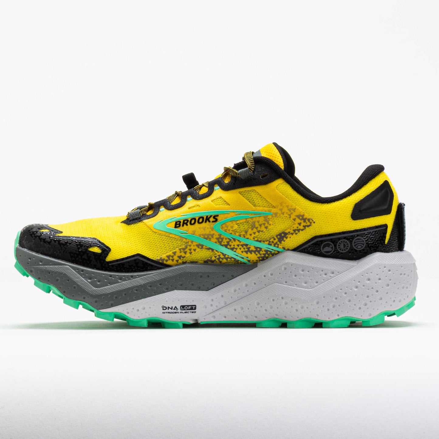 Brooks Caldera 7 Men's  Lemon Chrome/Black/Springbud