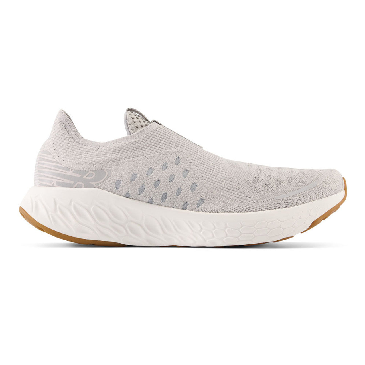 Women's New Balance Fresh Foam X 1080 Unlaced, Light Aluminum/Silver Mink, 7 B Medium