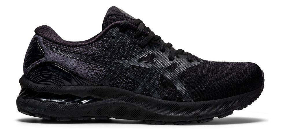 Men's Asics Gel-Nimbus 23, Black/Black, 11 D Medium