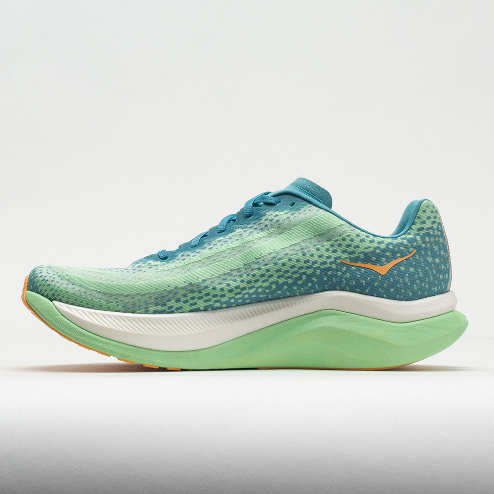 HOKA Mach X Men's  Ocean Mist/Lime Glow