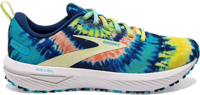 Women's Brooks Revel 6, Blue/Bachelor Button/White, 7 B Medium