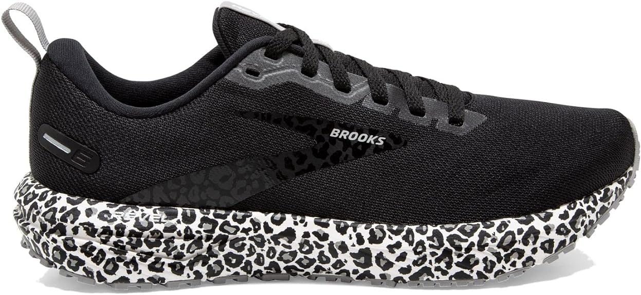 Women's Brooks Revel 6, White/Black/Alloy, 10.5 B Medium