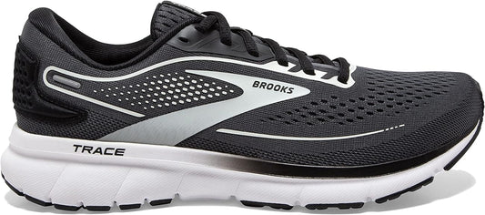 Women's Brooks Trace 2, Ebony/Black/White, 7.5 D Wide