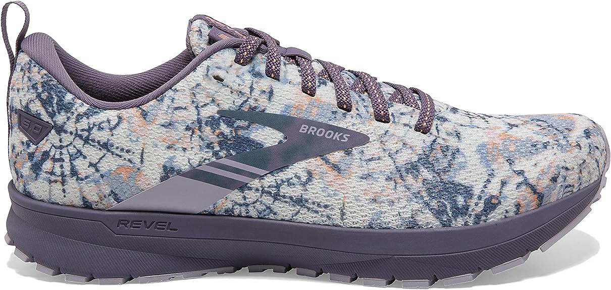 Women's Brooks Revel 5, Cadet/Thistle/White, 8 B Medium