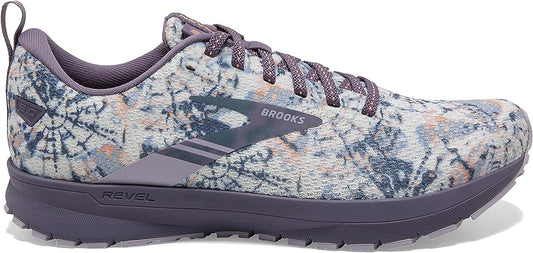 Women's Brooks Revel 5, Cadet/Thistle/White, 9 B Medium