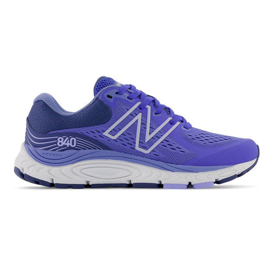 Women's New Balance Fresh Foam 840v5, Aura/Moon Shadow/Vibrant Violet, 9 2E Extra Wide