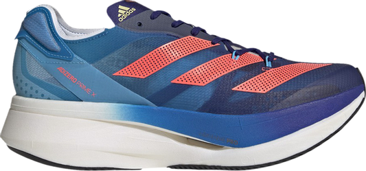 Men's Adidas Adizero Prime X, Legacy Indigo/Turbo/Sky Rush, 11.5 D Medium