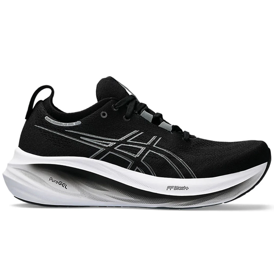 Men's Asics Gel-Nimbus 26, Black/Graphite Grey, 15 4E Extra Wide