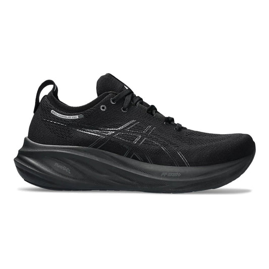 Men's Asics GEL-Nimbus 26, Black/Black, 10 D Medium