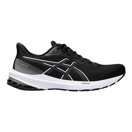 Men's ASICS GT-1000 12, Black/White, 8.5 D Medium