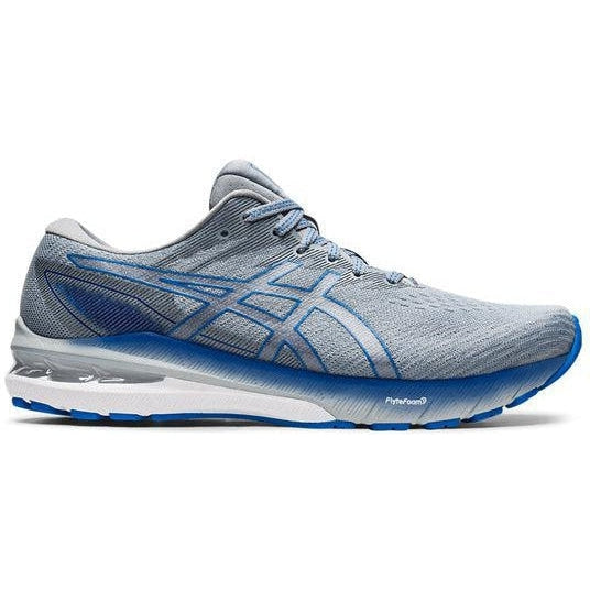 Men's Asics GT-2000 10, Sheet Rock/Electric Blue, 9.5 D Medium