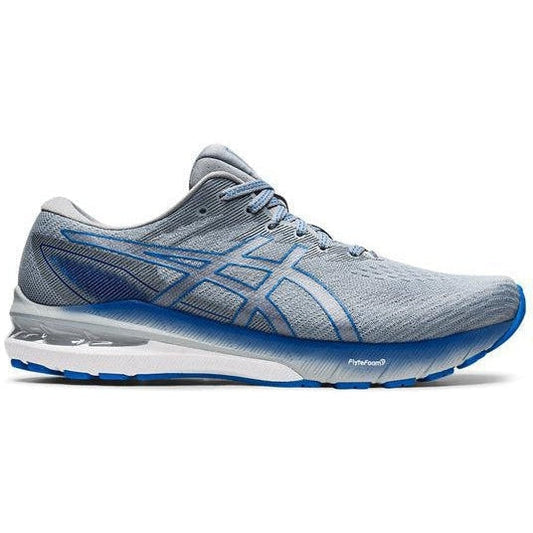 Men's Asics GT-2000 10, Sheet Rock/Electric Blue, 9.5 2E Wide