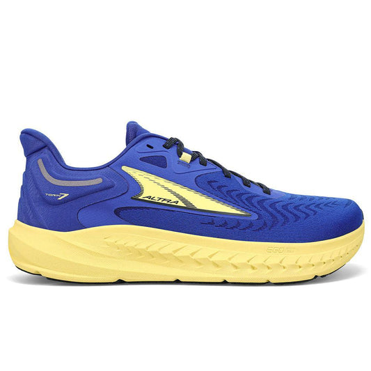 Men's Altra Torin 7, Blue/Yellow, 13 D Medium