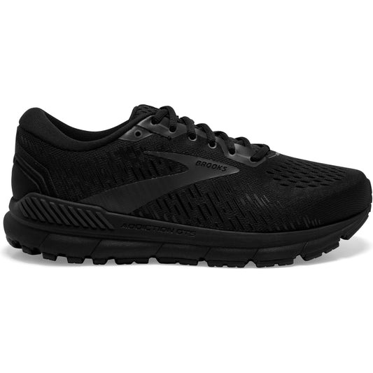 Men's Brooks Addiction GTS 15, Black/Black/Ebony, 12.5 2E Wide