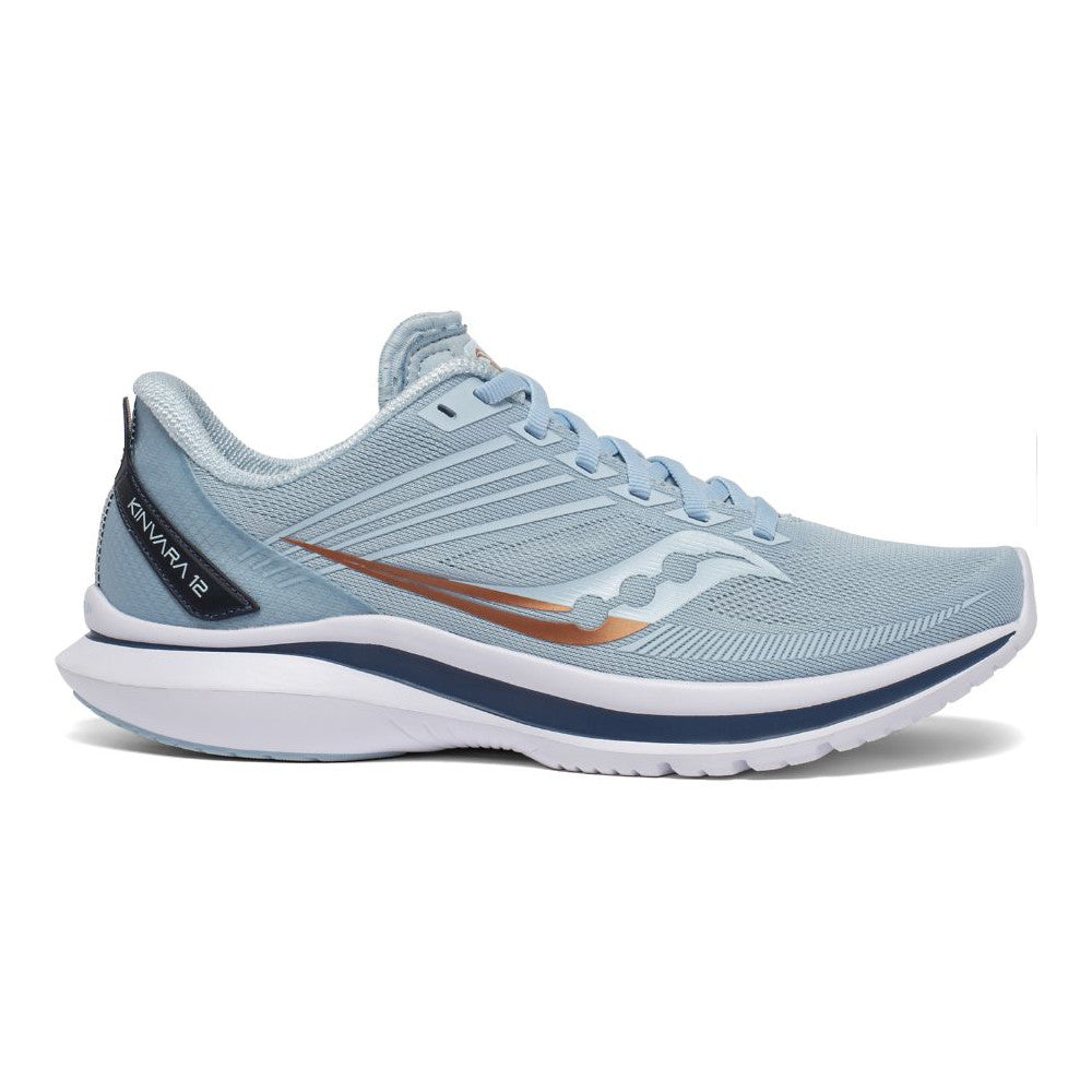 Women's Saucony Kinvara 12, Sky/Storm, 8 B Medium