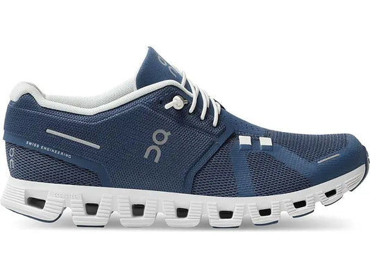 Women's On Cloud 5, Denim/White, 6 B Medium