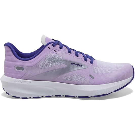 Women's Brooks Launch 9, Lilac/Cobalt/Silver, 12 B Medium