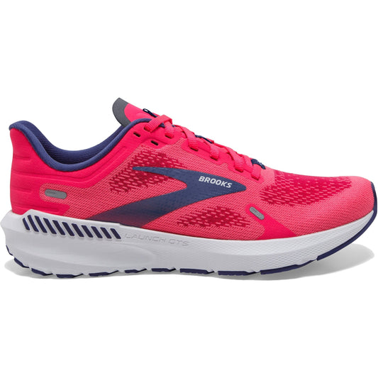 Women's Brooks Launch GTS 9, Pink/Fuchsia/Cobalt, 8.5 B Medium