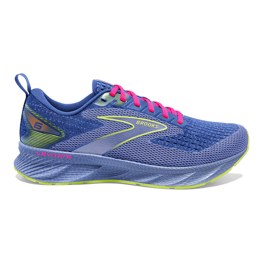 Women's Brooks Levitate 6, Purple/Pink, 7 B Medium