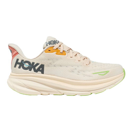 Women's Hoka One One Clifton 9, Vanilla/Astral, 10 D Wide