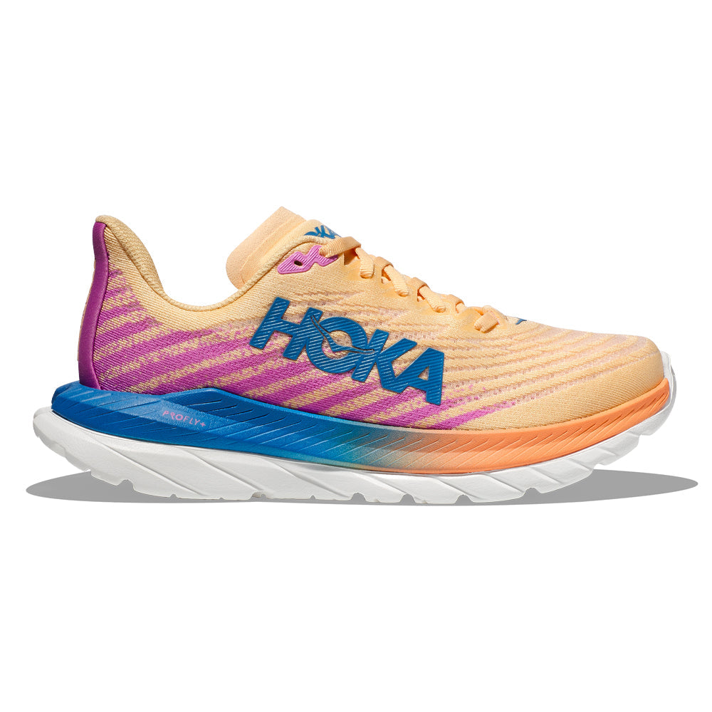 Women's Hoka One One Mach 5, Impala/Cyclamen, 6 B Medium
