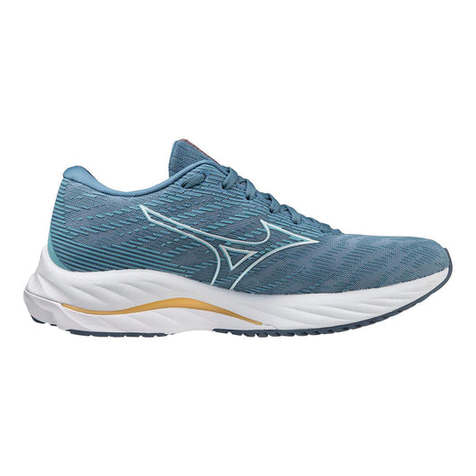 Women's Mizuno Wave Rider 26, Mountain Spring/White, 7 B Medium
