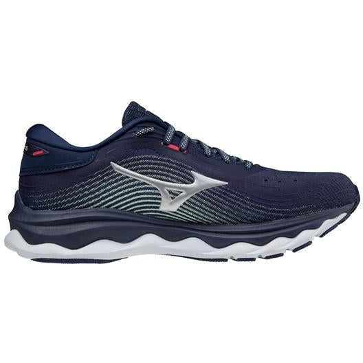 Women's Mizuno Wave Sky 5, Peacoat, 7.5 B Medium
