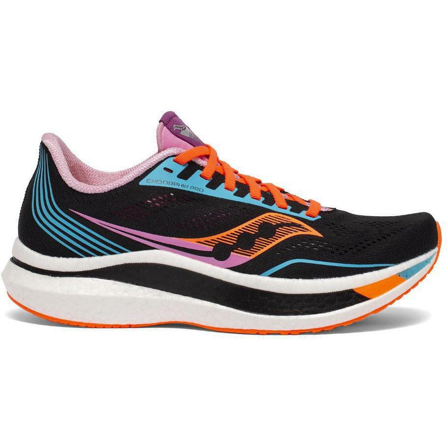 Women's Saucony Endorphin Pro, Future/Black, 7 B Medium