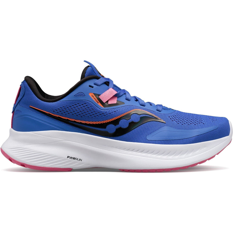 Women's Saucony Guide 15, Blue Raz/Zest, 11.5 B Medium
