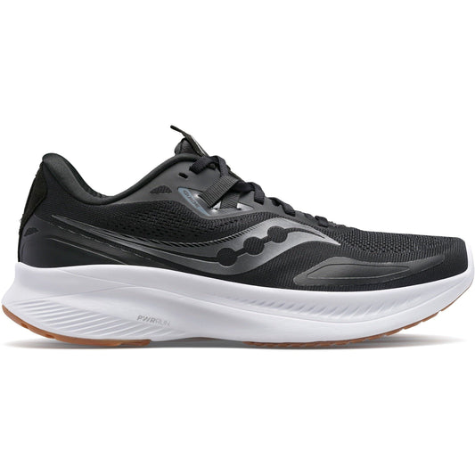 Women's Saucony Guide 15, BLACK/GUM, 10.5 B Medium