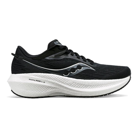 Women's Saucony Triumph 21, Black/White, 10 B Medium